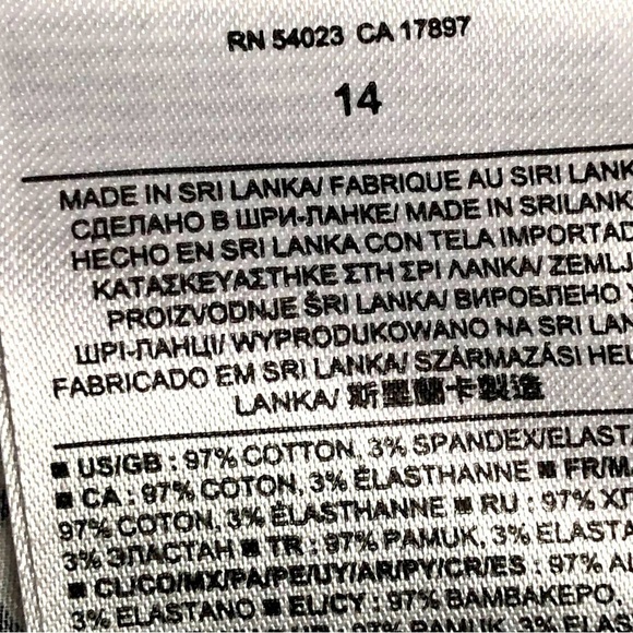 Banana Republic black white fitted non iron sleeveless button blouse 14 - Picture 7 of 9